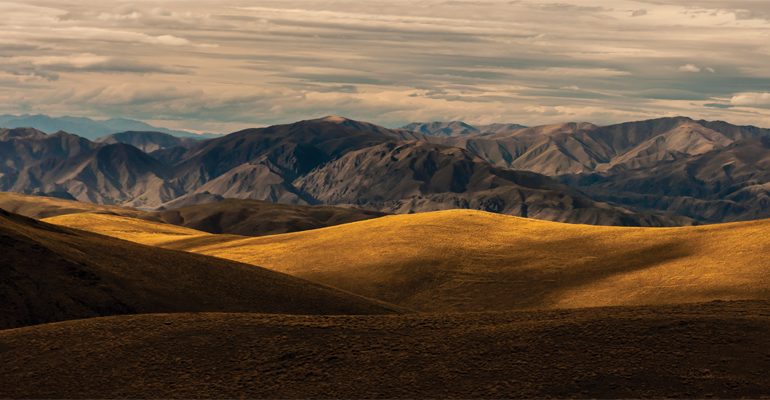 Waitaki valley landscape