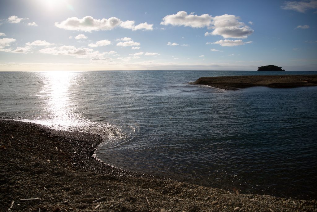 Omaio beach landscape